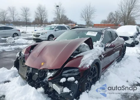 2022 Porsche Taycan Cross Turismo 4 z USA, uszkodzony, nr VIN WP0BA2Y14NSA67715